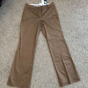 NWT Express Editor Flare Low Rise Pant - 6 Brown